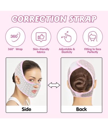 Chin Strap for Double Chin Reusable Chin Lifting Bands for Face Double Chin Remover Face Band for Lifting Sagging Skin - Buy Online on GoSupps.com