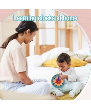 Buy Kikuo 14cm Colorful Learning Watch for Elementary School - Silent Hour & Minute Hands | International Shipping - Buy Online on GoSupps.com