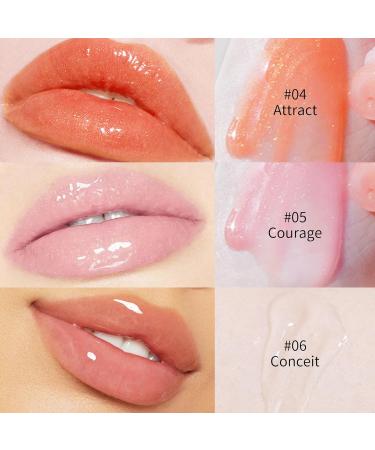 Buy KYDA Hydrating Jelly Lip Gloss | Moisturizing Pearl Tinted & Shimmer Lip Plumping Gloss - Shop Courage #05 Internationally - Buy Online on GoSupps.com