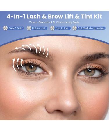 Premium Lash Lift & Brow Lamination Kit - DIY Eyelash Perm Set for Home & Salon - 4 in 1 Ultra-Luxury Black - Buy Online on GoSupps.com