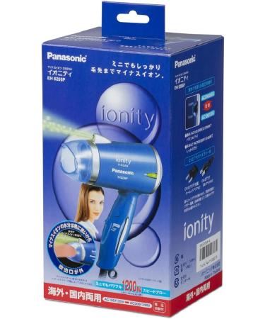 Panasonic Negative-Ion ZIGZAG IONITY Hair Dryer EH5206P-A Blue | AC100-120V 200-240V (Japan Model) (japan import) by Panasonic - Buy Online on GoSupps.com