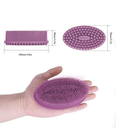 Silicone Bathing Brush - Gentle Shower Brush for Wet & Dry Use | Exfoliate Dead Skin & Improve Circulation | Ideal for Cellulite Massage - Buy Online on GoSupps.com