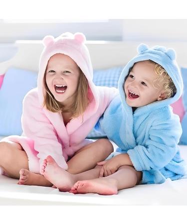 KDO Magic Personalized Baby Bathrobe | Embroidered First Name | Hooded Gift Idea for 12-18 Months | Blue | Perfect for Christmas & Birthdays - Buy Online on GoSupps.com