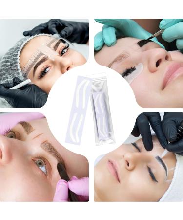 Generisch Brow Shaper Eyebrow - Set of 50 pairs of eyebrow stencils - For women - 50 pairs of professional templates - Adhesive tape - Makeup tinting sticker - Buy Online on GoSupps.com