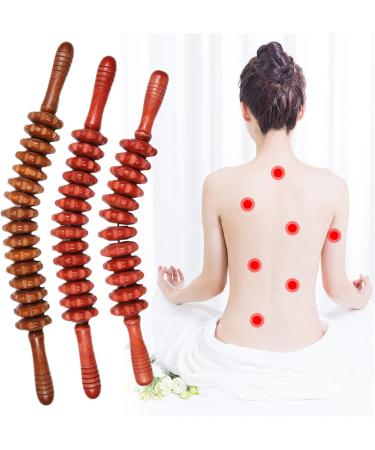 Wood Massage Tab Roller for Cellulite & Lymph Drainage | Manual Therapy Tools for Deep Tissue Muscle Relief | 1st Coffee - 16 Rounds - Buy Online on GoSupps.com