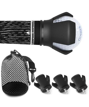 XSMSGO Golf Ball Retriever for Putter,3-Prong Golf Ball Grabber Picker Upper,with Golf Mesh Bag for Golf Accessories Golf Gift for Men(3 Pack) - Buy Online on GoSupps.com