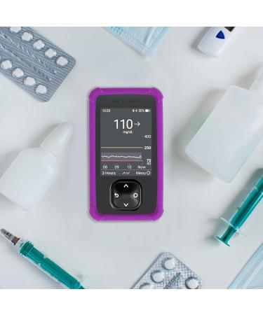 YOUSHARES Dexcom G7 Receiver Case - Shockproof Anti-Scratch Anti-Slip Cover for Dexcom G7 Glucose Monitor (Purple) Purple Case - Buy Online on GoSupps.com