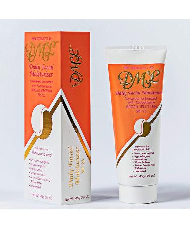 DML Facial Moisturizer SPF 25 1.50 oz - Pack of 2 | Hydrating Daily Sun Protection - Buy Online on GoSupps.com