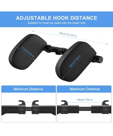 Buy Bubulii Car Headrest Pillow - 360 Rotating Neck Support for Kids & Adults | Comfortable Leather Travel Accessory - Buy Online on GoSupps.com