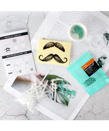 Nose Wax Set - Updated Nose Hair Removal Kit for Men | 50g Wax 20 Applicators & Safe Tip | Effective Nose Hair Removal Solution - Buy Online on GoSupps.com