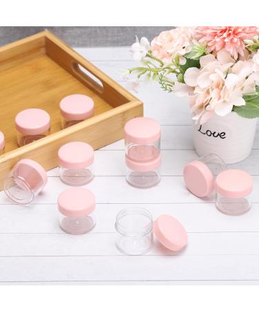 Travel Cosmetic Container - 20g Pink Sample Jars with Lids - 50PCS for Beauty & Skincare | International Shipping - Buy Online on GoSupps.com