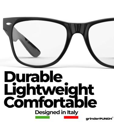 Shop Stylish 1.75x Black Reading Glasses for Men & Women - Lightweight Frame & Spring Hinge for Comfortable Presbyopia Vision - Buy Online on GoSupps.com