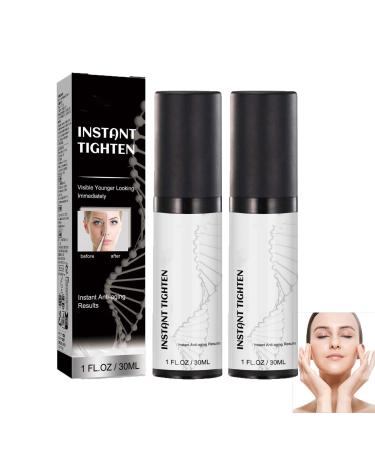 Cr me Lifting Instantan Cr me Raffermissante Anti- ge Visage et Cou Lisse Rides et Ridules Raffermit la Peau R duit les Poches Pour Tous Types de Peau clat de Jeunesse (2pcs)
