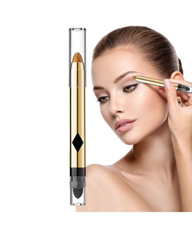 Eyeshadow Stick | Double-Ended Pearlescent Eye Shadow Pencil Crayon | Highlighter Makeup Stick Eye Shadow Stick Fine Eyeliner Frifer 04#