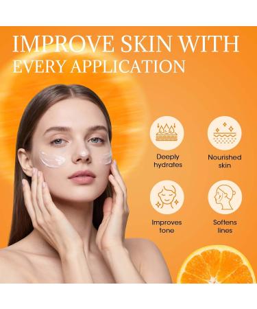 MQ Vitamin C Cream Visibly Brightening Body Lotion | Vitamin C Moisturizer Care Body Cream Revitalizes Dull-Looking Skin Promotes A Glowing Complexion - Buy Online on GoSupps.com