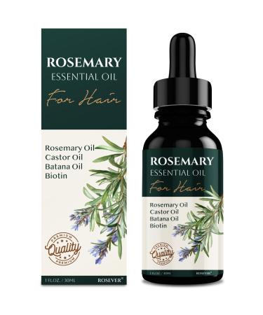 Rosemary Oil for Hair Growth Organic Hair Growth Oil for Men and Womem Rosemary Essential Oil for Damaged and Dry hair Hair Growth Serum 30ml