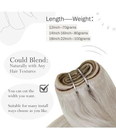Shop Hetto Remy Hair Extensions #60 White Blonde - 55cm 100g - Premium Real Hair for Stunning Transformations - Buy Online on GoSupps.com