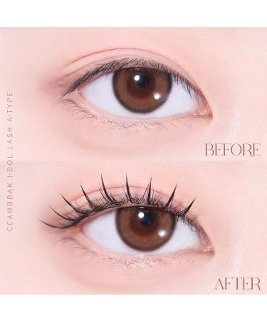 CCAMBBAK I-dol Natural False Eyelashes - Handmade Lightweight Individual Lash Extensions K-Beauty Authentic (W Type 9-11mm Mix Black) - Shop Now - Buy Online on GoSupps.com