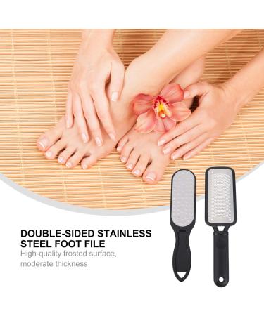 EXCEART Foot Callus Remover Set - 2 Stainless Steel Exfoliating Tools for Pedicure & Dead Skin Removal - Buy Online on GoSupps.com