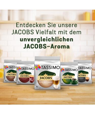 Buy Tassimo Jacobs Caff Crema Intenso XL - 80 Capsules (5 Packs) | Rich Creamy Coffee Delivered Internationally - Buy Online on GoSupps.com