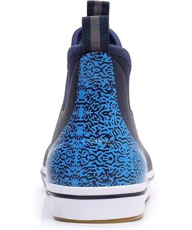 WTW Unisex Waterproof Rain Boots - Rubber Fishing Deck Shoes 11W/9M Navy - Buy Online on GoSupps.com