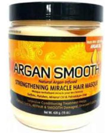 Argan Smooth Strengthening Miracle Hair Masque 440 ml - Buy Online on GoSupps.com