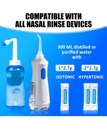 Deyuoau Pre-Mixed Neti Pot Salt Packets 100 Count - USP Grade for Nasal Irrigation Sinus & Allergy Relief - Refill Packets - Buy Online on GoSupps.com