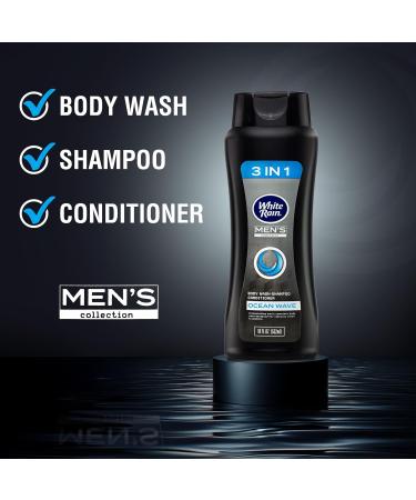 Buy White Rain Men's 3-in-1 Body Wash Shampoo & Conditioner - Ocean Wave 18oz (6 Pack) - Fresh Scented Body Wash & Travel Shampoo Bottle for Men - International Shipping Available - Buy Online on GoSupps.com