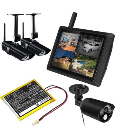 SPANN Battery Replacement for Uniden Guardian G955 UDR744 UDR777HD - 3.7V Part No: 634169 | International Shipping Available - Buy Online on GoSupps.com