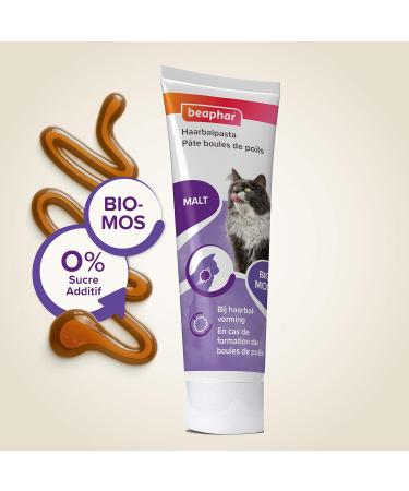 Beaphar Malt Paste for Cats - 100g | Improve Digestion & Reduce Hairballs | Fast International Shipping - Buy Online on GoSupps.com