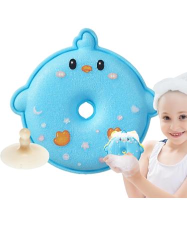 Bath Sponge for Children Bath and Shower Sponge Bath and Shower Scrubber Ball for Children Highly Absorbent Scrubber Cleaning Device for Dormitories Travel Hotels Bathrooms and Home Blue - Buy Online on GoSupps.com