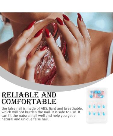 dijiusidy False Nail Fashionable Various Shapes Fingernail Full Coverage Strong Viscosity Adjustable Paster for Manicure Art 3 F741 3 1 count (Pack of 1) - Buy Online on GoSupps.com