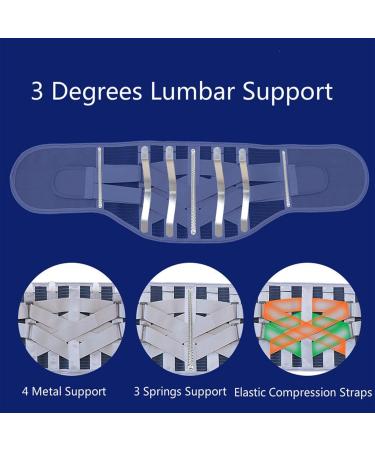 Buy Backcorrectors Swan Back Belt - Intervertebral Disc Orthopedic Waist Support | Removable Pillows & Steel Rails | Size L | Health & Relaxation - Buy Online on GoSupps.com