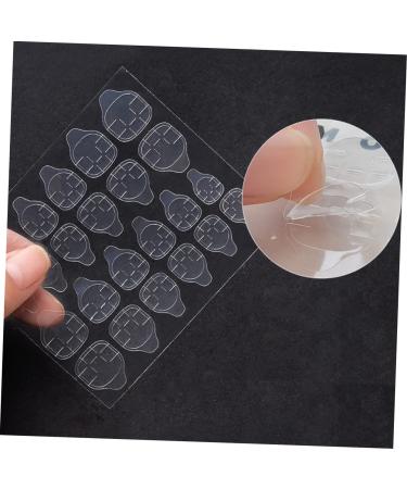 Housoutil 20 Sheets Nail Accessories Nail Tips Nail Art Decals Nail Decals Nail Art Sticker Stickers Nail Glue Double Sided - Buy Online on GoSupps.com