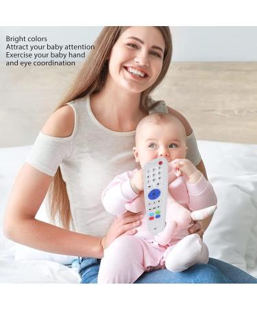 Soft Silicone Teether Toy for Babies - Pink Remote Control Design for Safe Gum Relief - Buy Online on GoSupps.com