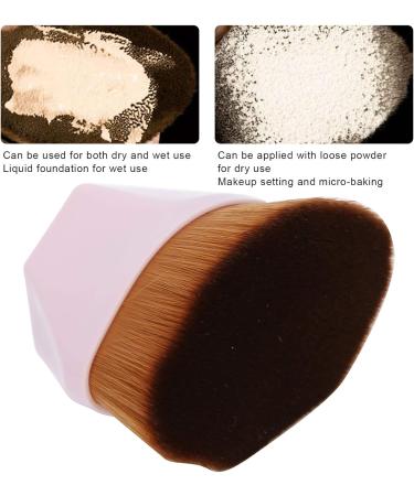 Foundation Brushes Makeup Brushes Fiber Hair for Micro Baking for Makeup Setting(Pink) - Buy Online on GoSupps.com