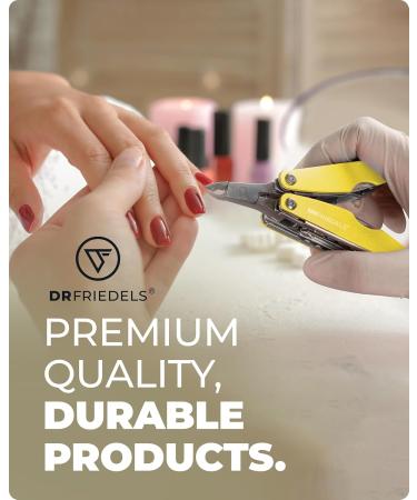 Manicure and Pedicure Kit - 9 in 1 Professional Manicure Set for Women & Men with Cuticle Trimmer Cuticle Remover Cuticle Pusher - Nail Techs & Nail Lovers Manicure Set Professional by DrFriedels Illuminating Yellow - Buy Online on GoSupps.com