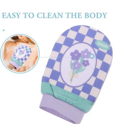 Healifty Shower Gloves 3Pcs - Exfoliating Bath Mitt for Body Scrubbing and Cleaning - Buy Online on GoSupps.com