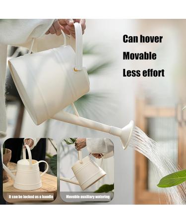 Arrosoir ergonomique pour plantes - Longue port e - Poign e antid rapante - Pour pots profonds - Bo tes de fen tre d'int rieur Cr me Blanc - Buy Online on GoSupps.com