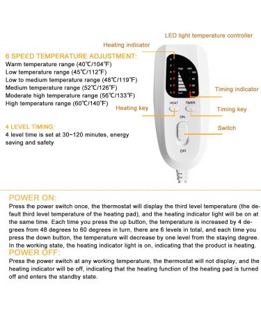 Electrically Heated Foot Warmer - Plug-In Electric Footrome Pillow for Men & Women | Ideal for Dormitories | Automatic EU Plugs 220V - Buy Online on GoSupps.com
