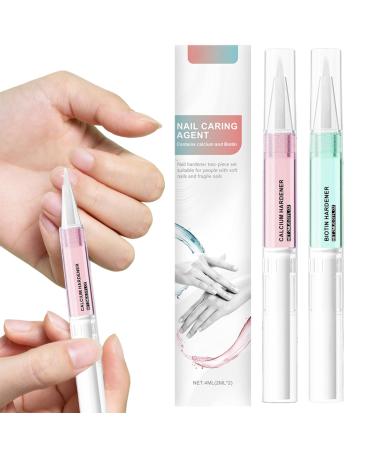 Stylo Huile pour Ongles | 2 Pi ces Liquide Renfor ateur - Adoucissant Des Cuticules - pour Entretien Quotidien Voyage Soins Manucure et Salon Domicile