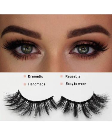 SUQ 3D False Eyelashes Set - 5 Pairs Reusable Handmade Waterproof | No Adhesive Required - Buy Online on GoSupps.com
