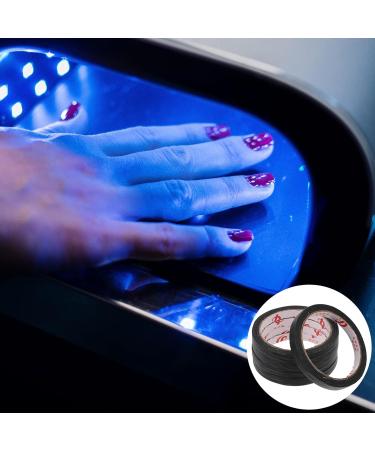 FOMIYES 5 Rolls Non-Reflective Gaffers Tape for Nail Art - UV Protection Black Striping Tape - Buy Online on GoSupps.com
