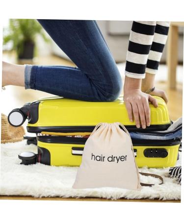 OHPHCALL Organizer Tools Hair All Hairdryer by and Inch Storage Pouch Hotel Blow Draw Modeling Styling Beige 33x30cm Beige - Buy Online on GoSupps.com