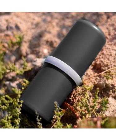 Jackwish Travel Water Cup Set - 2 in 1 Toothbrush Holder & Cup for Business Trips - Stylish Black Design - Buy Online on GoSupps.com