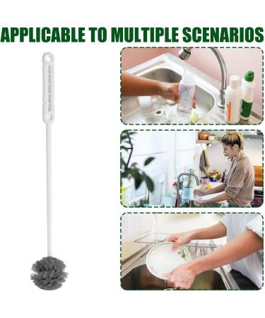 Bottle Brush - Bottle Brushes for Cleaning | Bottle Washer Brush | Bottle Cleaner Brush | Cup Brush Scrubber | Kitchen Cup Brush Cleaner Ergonomic Multipurpose Cleaning Brush for Cups Dishes - Buy Online on GoSupps.com