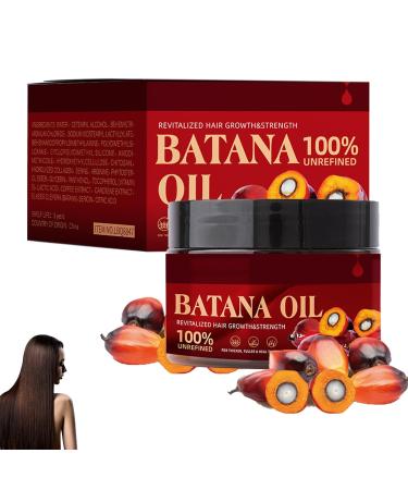 Hair Butter with 100% Pure Raw Batana Oil Organic Batana Oil For Hair Growth Repair Damaged Hair Nourishes Thin Hair Scalp Skin Hair Growth Butter for All Hair Types