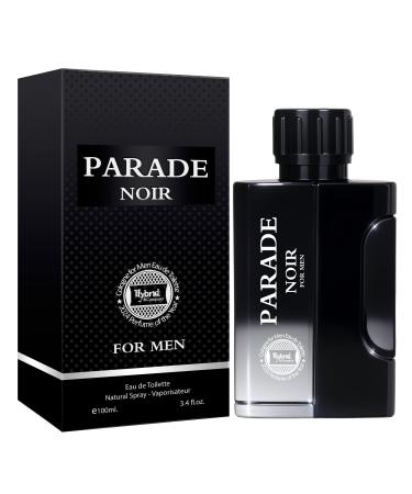 Hybrid & Company Parade Noir For Men Eau De Toilette Vaporisateur Natural Spray 3.4 Fl Oz PARADE NOIR 3.4 Fl Oz (Pack of 1)