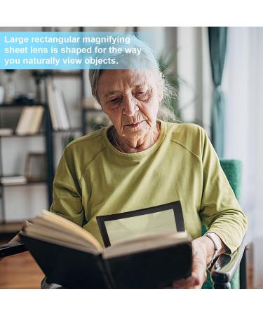 3X Full Page Magnifier A4 Large Page Reading Magnifier Portable Reading Aid Lens Reading Books and Newspapers and Low Vision Aid (2 Packs) - Buy Online on GoSupps.com