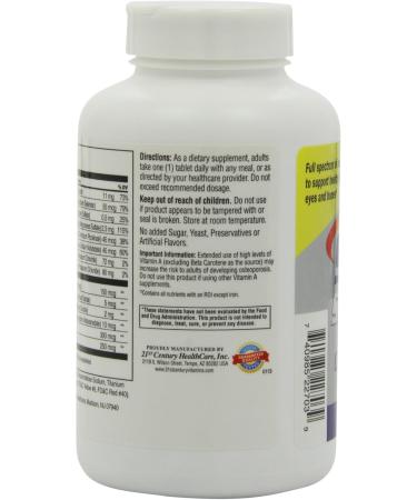 21st Century Sentry Senior 265 Tablets (Pack of 2) - Buy Online on GoSupps.com